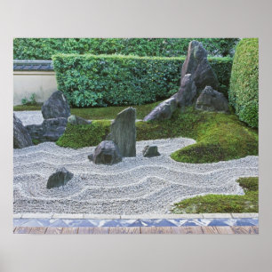 Azië, Japan, Kyoto, Daitokuji Temple, Zuiho-in Poster