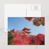 Azië, Japan, Kyoto. Najaarkleur Briefkaart (Voorkant / Achterkant)