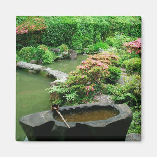 Azië, Japan, Kyoto. Zen-tuin Magneet
