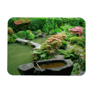 Azië, Japan, Kyoto. Zen-tuin Magneet