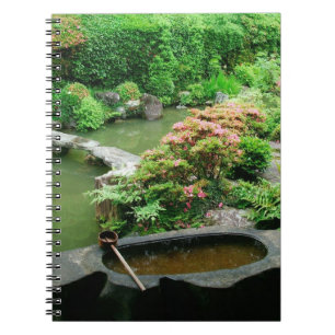 Azië, Japan, Kyoto. Zen-tuin Notitieboek
