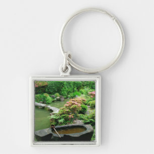 Azië, Japan, Kyoto. Zen-tuin Sleutelhanger