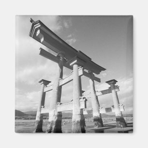 Azië, Japan, Miyajima. De Torri Gate. Magneet