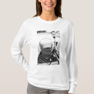 Azië, Japan, Tokio. Bike-mand in de Ginza T-shirt