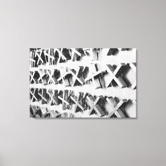 Azië, Japan, Tokio. De X fontein, Ueno Canvas Afdruk (Voorkant)