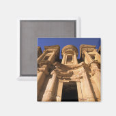 Azië, Jordanië, Petra. El Deir, het klooster. Magneet (Voorkant / Achterkant)