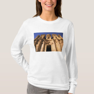 Azië, Jordanië, Petra. El Deir, het klooster. T-shirt
