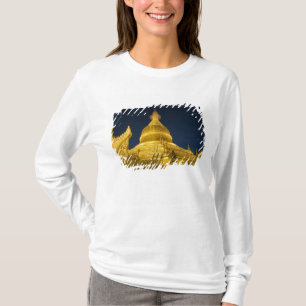 Azië, Maynmar, Yangon, Boeddhistische tempel in Ya T-shirt