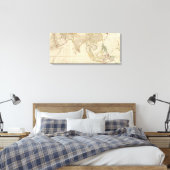 Azië midden canvas afdruk (Insitu (Slaapkamer))