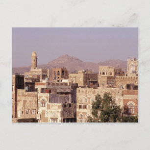 Azië, Midden-Oosten, Republiek Jemen, Sana'a. Briefkaart