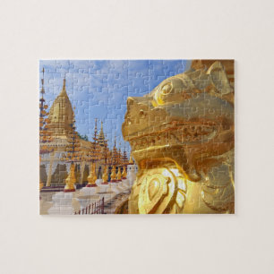 Azië, Myanmar (Birma), Bagan (Pagan). De Shwe 4 Legpuzzel