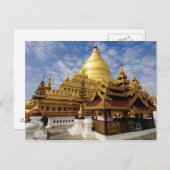Azië, Myanmar (Birma), Bagan (Pagan). Shwe 2 Briefkaart (Voorkant / Achterkant)