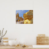 Azië, Myanmar (Birma), Bagan (Pagan). Shwe 4 Poster (Keuken)