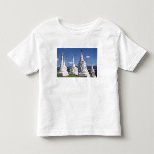 Azië, Myanmar, Inle Lake. Pagodes. 2 Kinder Shirts