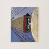 Azië, Nepal, Kathmandu. Bouddhanath Stupa. 2 Legpuzzel (Verticaal)