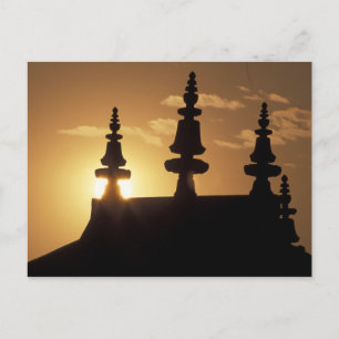 Azië, Nepal, Kathmandu. Bouddhanath Stupa. Briefkaart