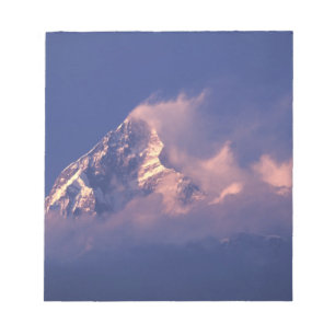 Azië, Nepal. Machhapuchhare Notitieblok