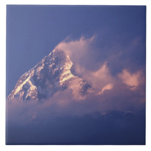 Azië, Nepal. Machhapuchhare Tegeltje