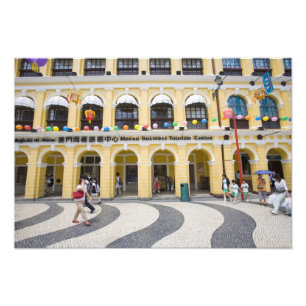 Azië, Noordoost-Azië, China, Macau, Macao, Foto Afdruk