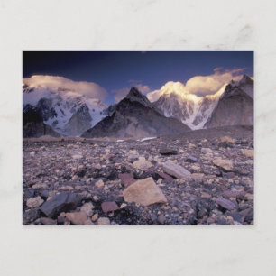 Azië, Pakistan, Karakoram-gebergte, breed en Briefkaart