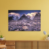 Azië, Pakistan, Karakoram Range, Broad en Canvas Afdruk (Insitu (Woonkamer))