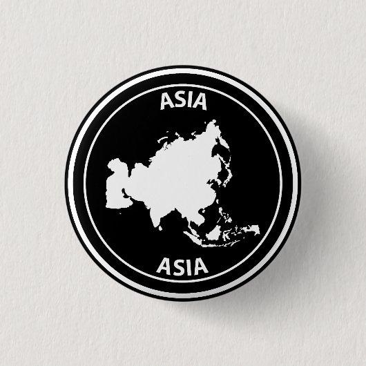Azië Ronde Button 3,2 Cm (Voorkant)