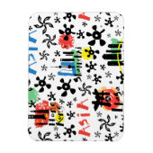 Azië | Symbolen Patroon Magneet (Verticaal)
