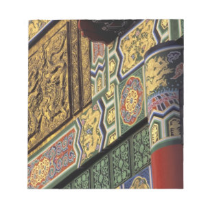 Azië, Taiwan, Taipei. Het Grote Hotel, hoofd Notitieblok