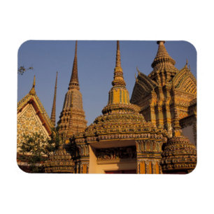 Azië, Thailand, Bangkok, Wat Po, oudste van de sta Magneet