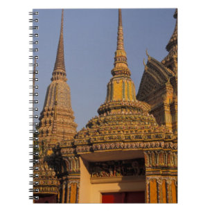 Azië, Thailand, Bangkok, Wat Po, oudste van de sta Notitieboek
