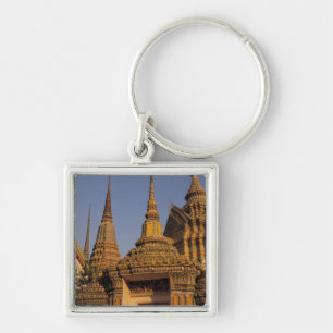 Azië, Thailand, Bangkok, Wat Po, oudste van de sta Sleutelhanger