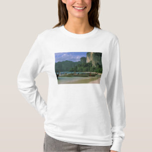 Azië, Thailand, Krabi. West Railay-strand, T-shirt