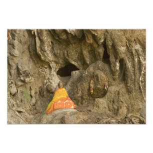 Azië, Thailand, Mae Hong Son, Boeddha-Afbeeldinge Foto Afdruk