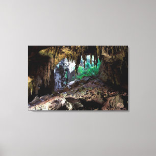 Azië, Thailand, nationaal park Phangnga Bay Canvas Afdruk