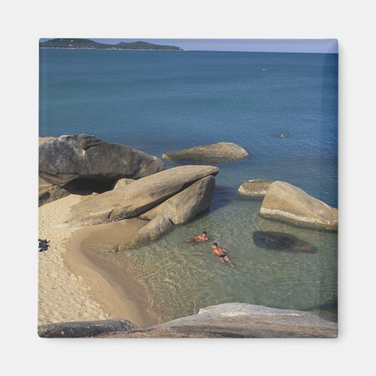 Azië, Thailand, Samui. Strand Magneet (Voorkant)