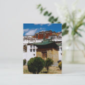 Azië, Tibet, Lhasa, Potala Palace, ook bekend als Briefkaart (Staand voorkant)