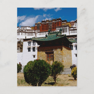 Azië, Tibet, Lhasa, Potala Palace, ook bekend als Briefkaart