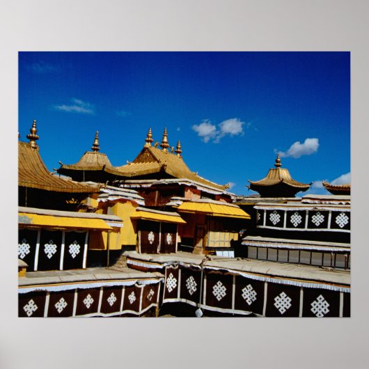 Azië, Tibet, Lhasa, Potala Palace, ook bekend als Poster (Voorkant)