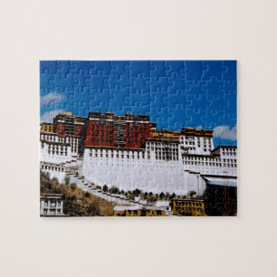 Azië, Tibet, Lhasa, Potala-paleis ook bekend als R Legpuzzel