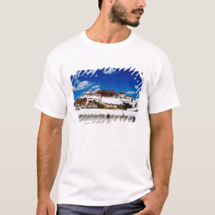 Azië, Tibet, Lhasa, Potala-paleis. UNECSO T-shirt