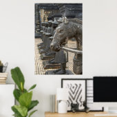 Azië, Vietnam. Cellen en standbeelden Poster (Thuiskantoor)