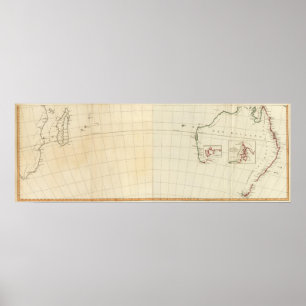 Azië Zuid-Azië Poster