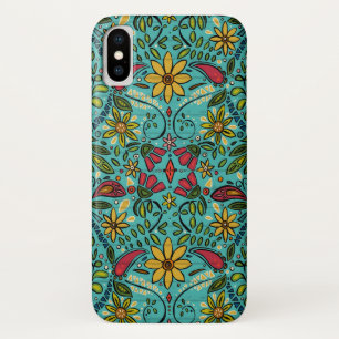 aziza turquoise iPhone x hoesje