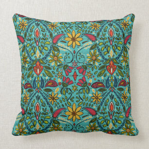 aziza turquoise kussen