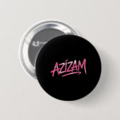 Azizam Ronde Button 5,7 Cm (Voorkant /achterkant)