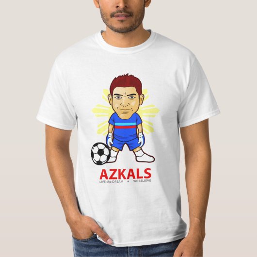 Azkals Shirt - Blue Goalkeeper (Voorkant)