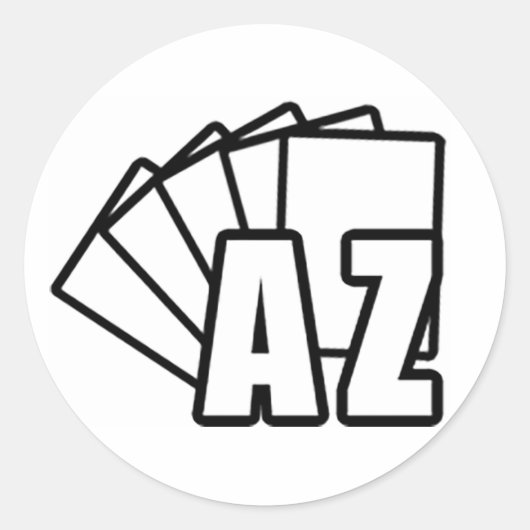 AZMagicPlayers.com Sticker rond (Devant)