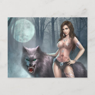 Azmodeus Lycan Queen, Carte postale