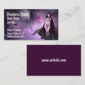 Azmodeus Vampire Queen, Visitekaartje (Voorkant / Achterkant)