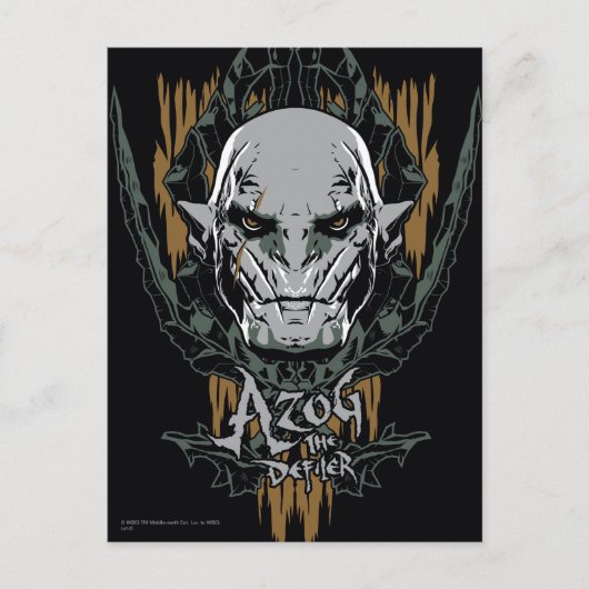 Azog de Defiler Briefkaart (Voorkant)